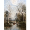 Japy Louis Aimé Tableau 19ème Siècle Ecole Française Huile Sur Toile Signée
