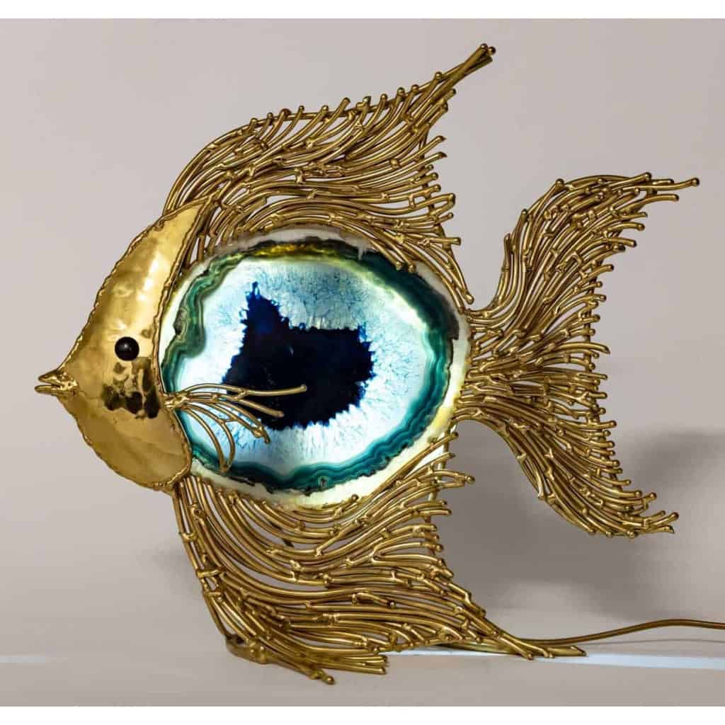 Lampe Poisson, des années 1970 | Biron Lampe Poisson, des années 1970