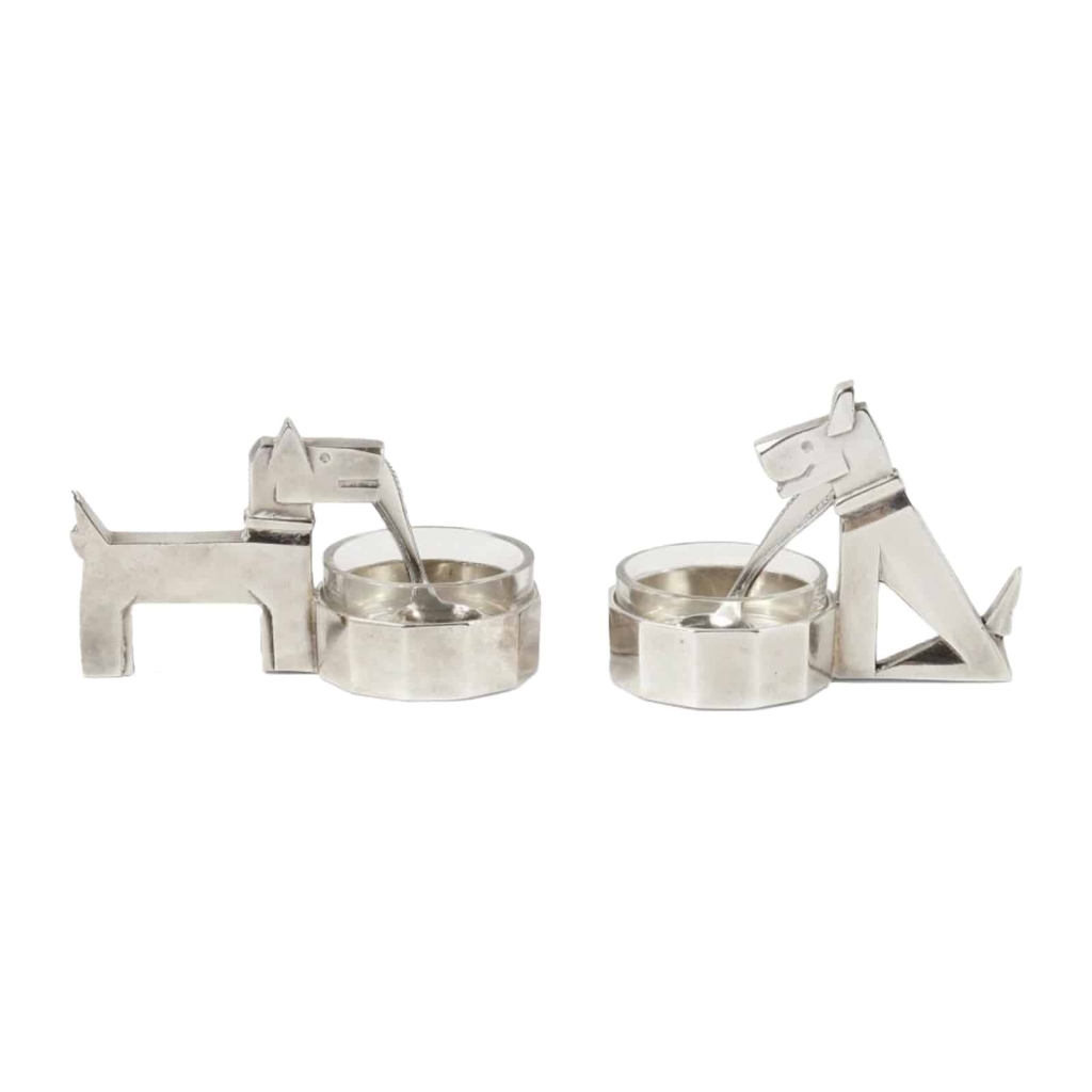 CHRISTOFLE : Paire de salerons | Biron ||||