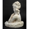 Buste d’une Belle Femme avec les cheveux longs en plâtre, milieux du XXème siècle | Biron Buste d'une Belle Femme avec les cheveux longs en plâtre, milieux du XXème siècle