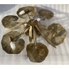 1970′ Applique Ou Plafonnier Au Feuillage DLG Maison Jansen en Laiton 1 Ampoule Diamétre 71 cm | Biron 1970′ Applique Ou Plafonnier Au Feuillage DLG Maison Jansen en Laiton 1 Ampoule Diamétre 71 cm