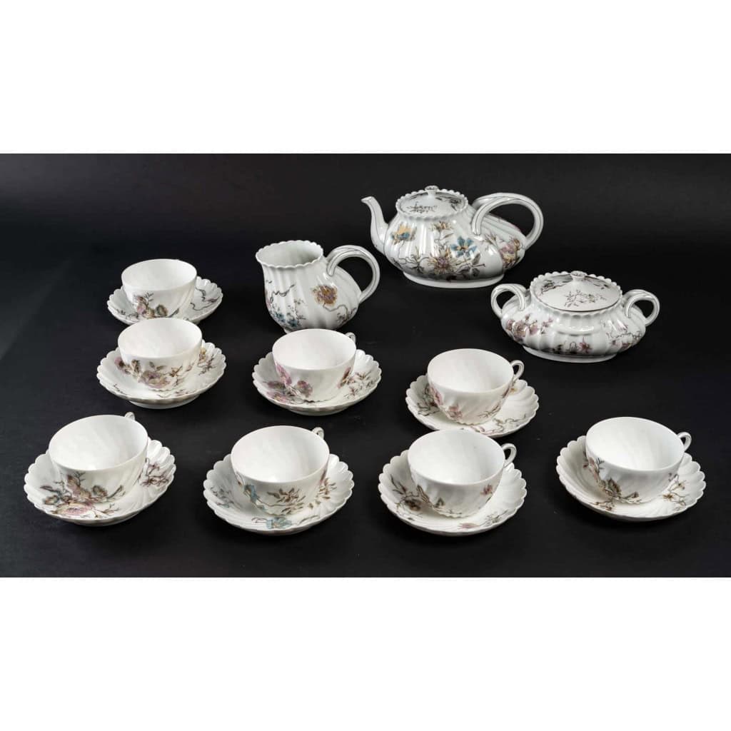 Service thé Haviland , art nouveau, 1880 | Biron |||||||||||||||||||||