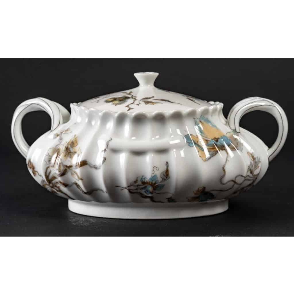 Service thé Haviland , art nouveau, 1880 | Biron Service thé Haviland , art nouveau, 1880