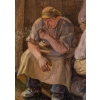 Grand tableau de JOSEPH LACASSE (1894-1975) « Le dîner des carriers au pays blanc » | Biron Grand tableau de JOSEPH LACASSE (1894-1975) "Le dîner des carriers au pays blanc"
