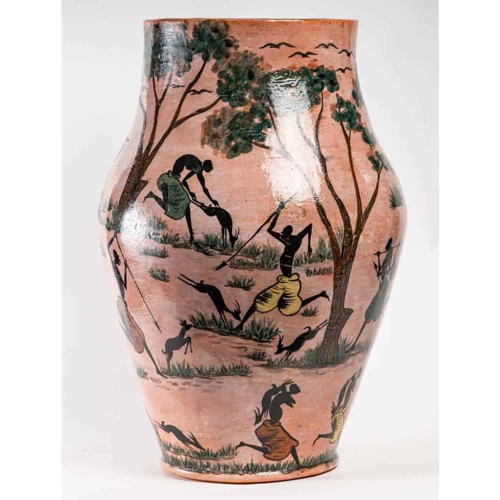 Grand vase en céramique par Albert Massamba | Biron Grand vase en céramique par Albert Massamba