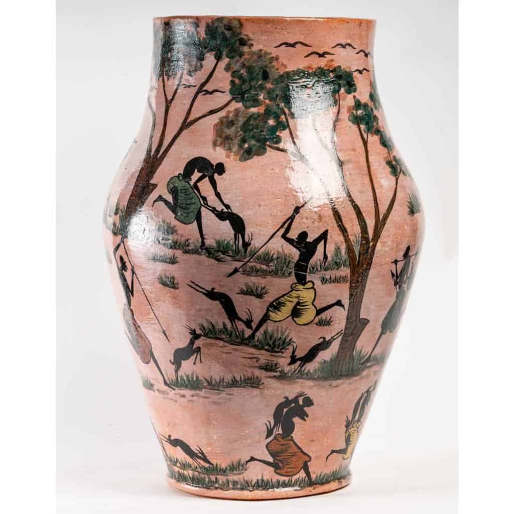 Grand vase en céramique par Albert Massamba | Biron Grand vase en céramique par Albert Massamba