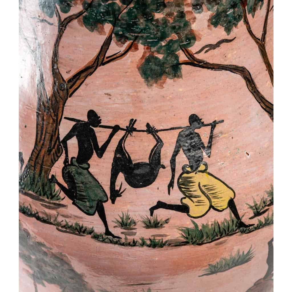 Grand vase en céramique par Albert Massamba | Biron Grand vase en céramique par Albert Massamba