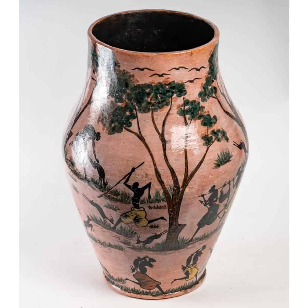 Grand vase en céramique par Albert Massamba | Biron Grand vase en céramique par Albert Massamba