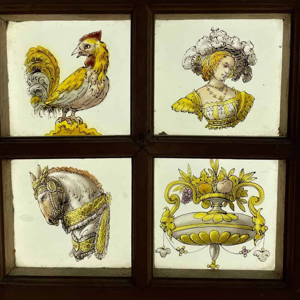 Vitrail vitraux dans l’esprit de la Renaissance | Biron Vitrail vitraux dans l'esprit de la Renaissance