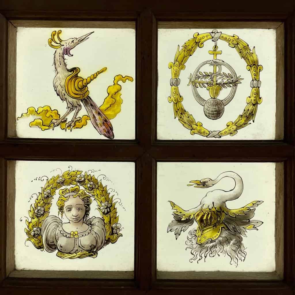 Vitrail vitraux dans l’esprit de la Renaissance | Biron Vitrail vitraux dans l'esprit de la Renaissance