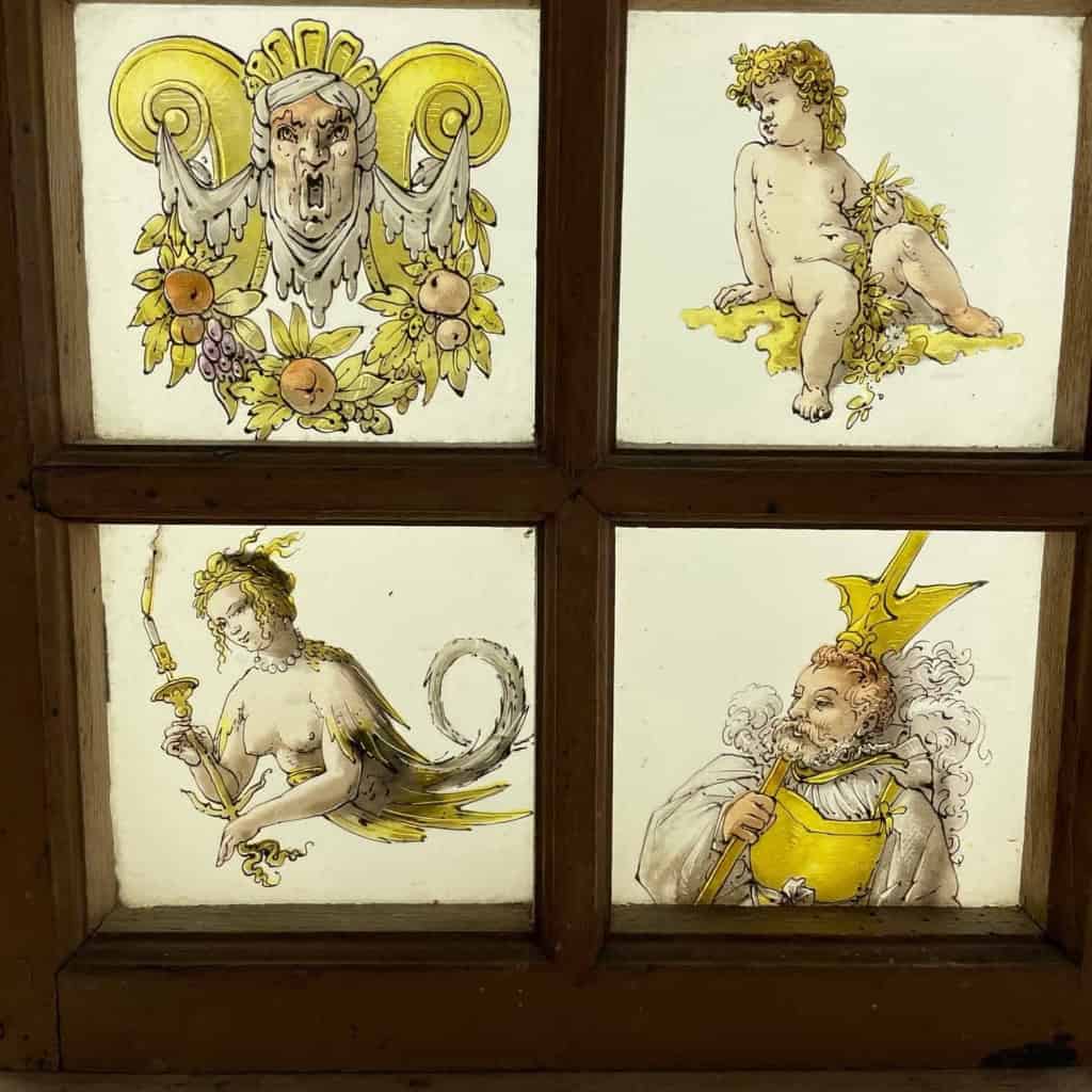 Vitrail vitraux dans l’esprit de la Renaissance | Biron Vitrail vitraux dans l'esprit de la Renaissance