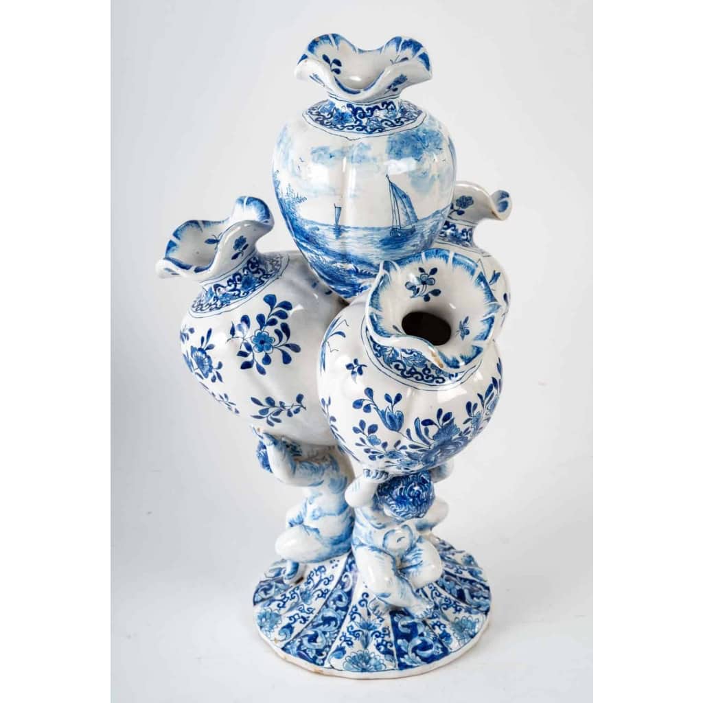 Bouquetière à 4 vases, fin XIXème début XXème siècle | Biron Bouquetière à 4 vases, fin XIXème début XXème siècle