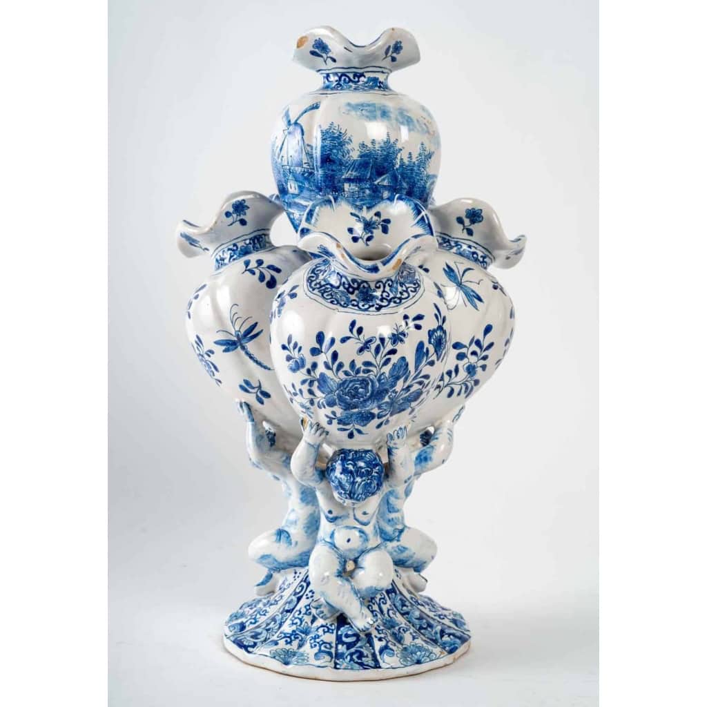 Bouquetière à 4 vases, fin XIXème début XXème siècle | Biron Bouquetière à 4 vases, fin XIXème début XXème siècle