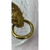1950-70′ Seau a Champagne Cristal St Louis et Bronze Doré Aux têtes de Lion 17