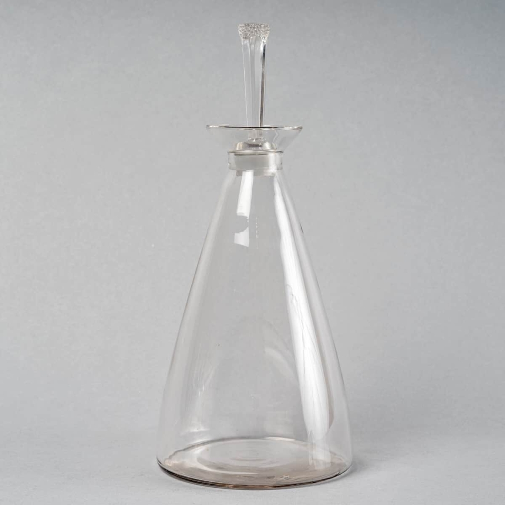 Carafe « Graines » verre blanc de René LALIQUE | Biron |||||||