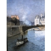 FRANK BOGGS Ecole Américaine Paris l’Hôtel de Ville vu du pont d’Arcole Huile sur toile signée | Biron FRANK BOGGS Ecole Américaine Paris l'Hôtel de Ville vu du pont d'Arcole Huile sur toile signée