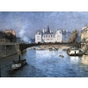 FRANK BOGGS Ecole Américaine Paris l’Hôtel de Ville vu du pont d’Arcole Huile sur toile signée | Biron FRANK BOGGS Ecole Américaine Paris l'Hôtel de Ville vu du pont d'Arcole Huile sur toile signée