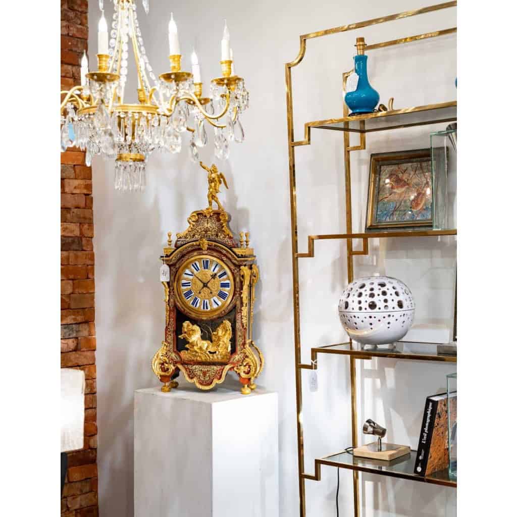 Cartel de style Régence en marqueterie Boulle, vers 1870 | Biron |||||