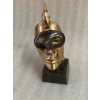 1970/80 Visage Masqué En Bronze , Sculpture Signée LOHE | Biron ||||||