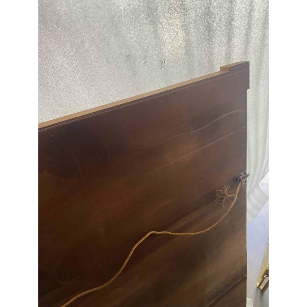 1970′ Console En Bois Doré Style Louis 16 + Miroir