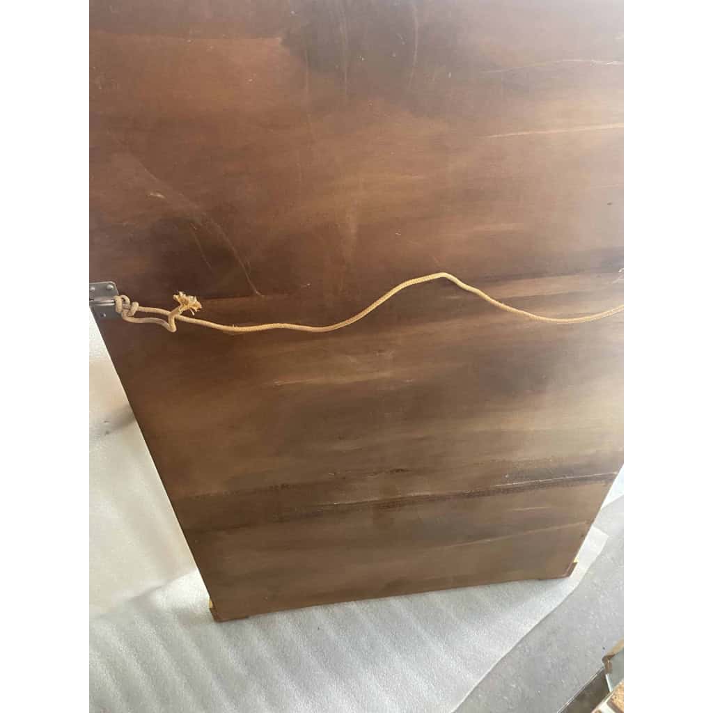 1970′ Console En Bois Doré Style Louis 16 + Miroir