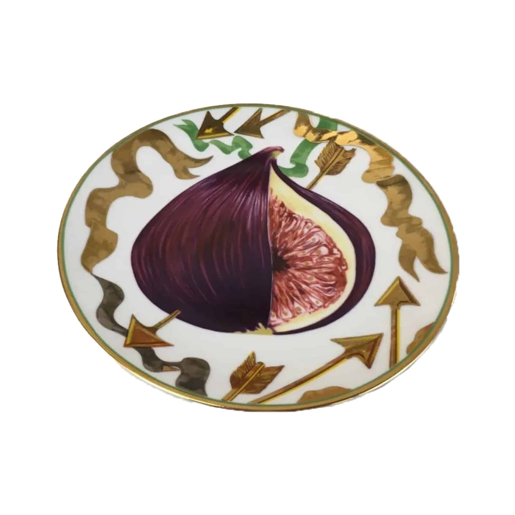 Hilton MC CONNICO pour DAUM : 6 assiettes à dessert « Les flèches perdues de Guillaume Tell »