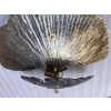 1970/90′ Paire d’Appliques Aux Ginkgo Cristal Murano Violine et Or Attribuées A Toso H 70 cm | Biron 1970/90′ Paire d’Appliques Aux Ginkgo Cristal Murano Violine et Or Attribuées A Toso H 70 cm