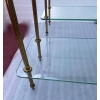 1970′ Paire D’ Étagères à 3 niveaux Maison Baguès Bronze Et Verre 72 x 26,5 X H 83,5 cm | Biron 1970′ Paire D’ Étagères à 3 niveaux Maison Baguès Bronze Et Verre 72 x 26,5 X H 83,5 cm