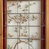Vitrail vitraux Paon et flamands roses | Biron Vitrail vitraux Paon et flamands roses