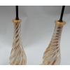1950/70 Paire de Lampes Seguso En Cristal De Murano Avec Paillons d’Or Signées | Biron 1950/70 Paire de Lampes Seguso En Cristal De Murano Avec Paillons d’Or Signées