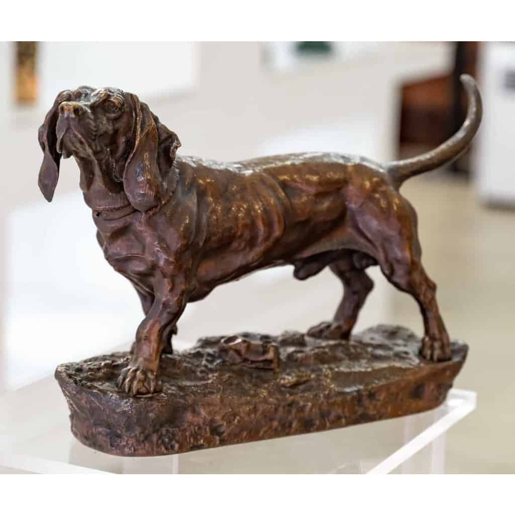 Basset par J. Moigniez (1835-1894) | Biron ||||||||