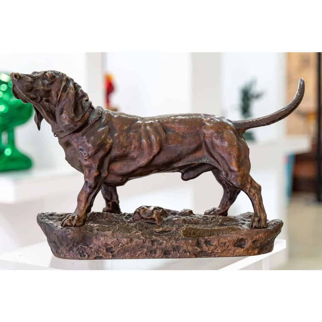 Basset par J. Moigniez (1835-1894) | Biron Basset par J. Moigniez (1835-1894)