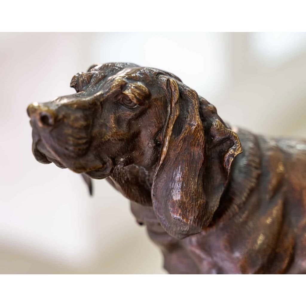 Basset par J. Moigniez (1835-1894) | Biron Basset par J. Moigniez (1835-1894)