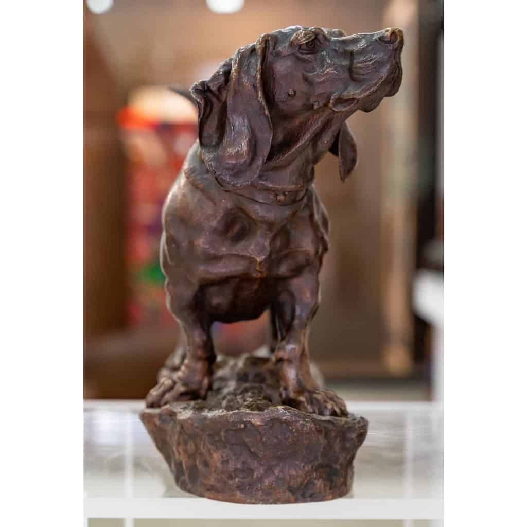 Basset par J. Moigniez (1835-1894) | Biron Basset par J. Moigniez (1835-1894)