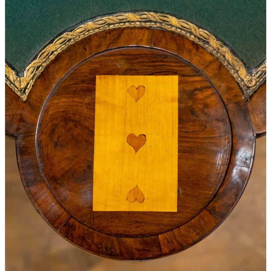 Table à Jeux En Marqueterie. XVIII ème Siècle. | Biron Table à Jeux En Marqueterie. XVIII ème Siècle.