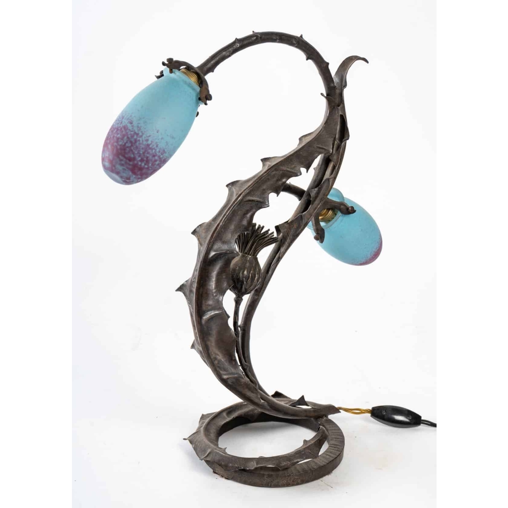 LAMPE DE SCHNEIDER ET DE KEPPEL A NANCY