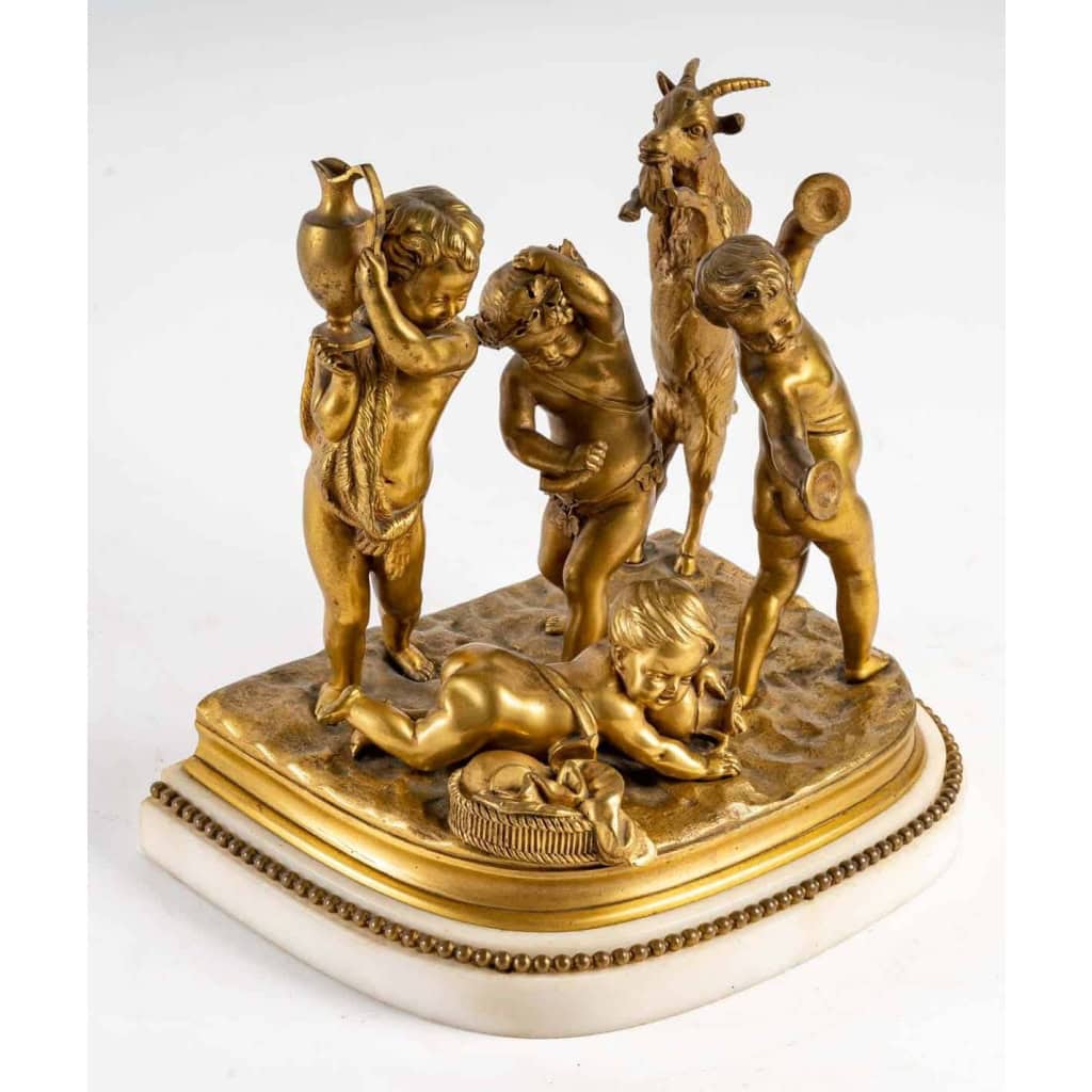 Sculpture en bronze doré, XIXème siècle | Biron Sculpture en bronze doré, XIXème siècle