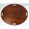 Table basse de bateau avec son plateau amovible en acajou et laiton, XXème siècle | Biron Table basse de bateau avec son plateau amovible en acajou et laiton, XXème siècle
