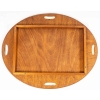 Table basse de bateau avec son plateau amovible en acajou et laiton, XXème siècle | Biron Table basse de bateau avec son plateau amovible en acajou et laiton, XXème siècle