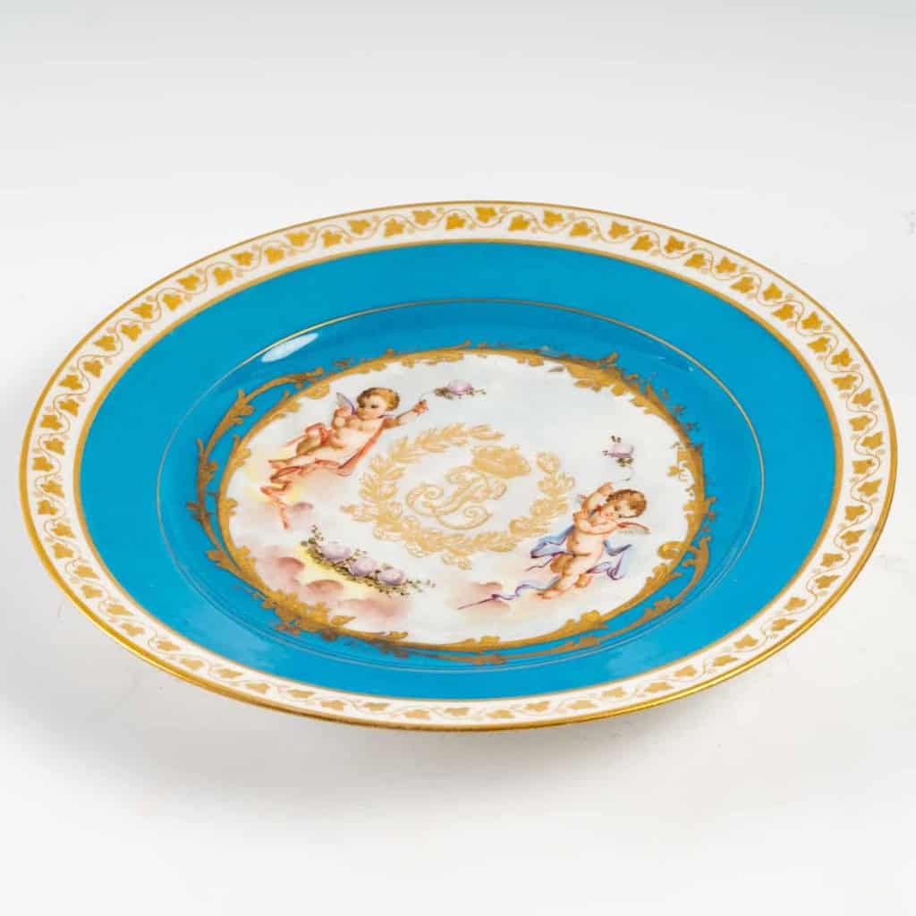 Assiette de Sèvres époque Louis Philippe | Biron Assiette de Sèvres époque Louis Philippe