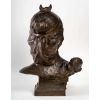 Buste en bronze de Ginberten, Diane 15