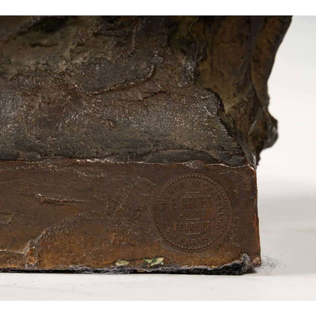 Buste en bronze de Ginberten, Diane 7