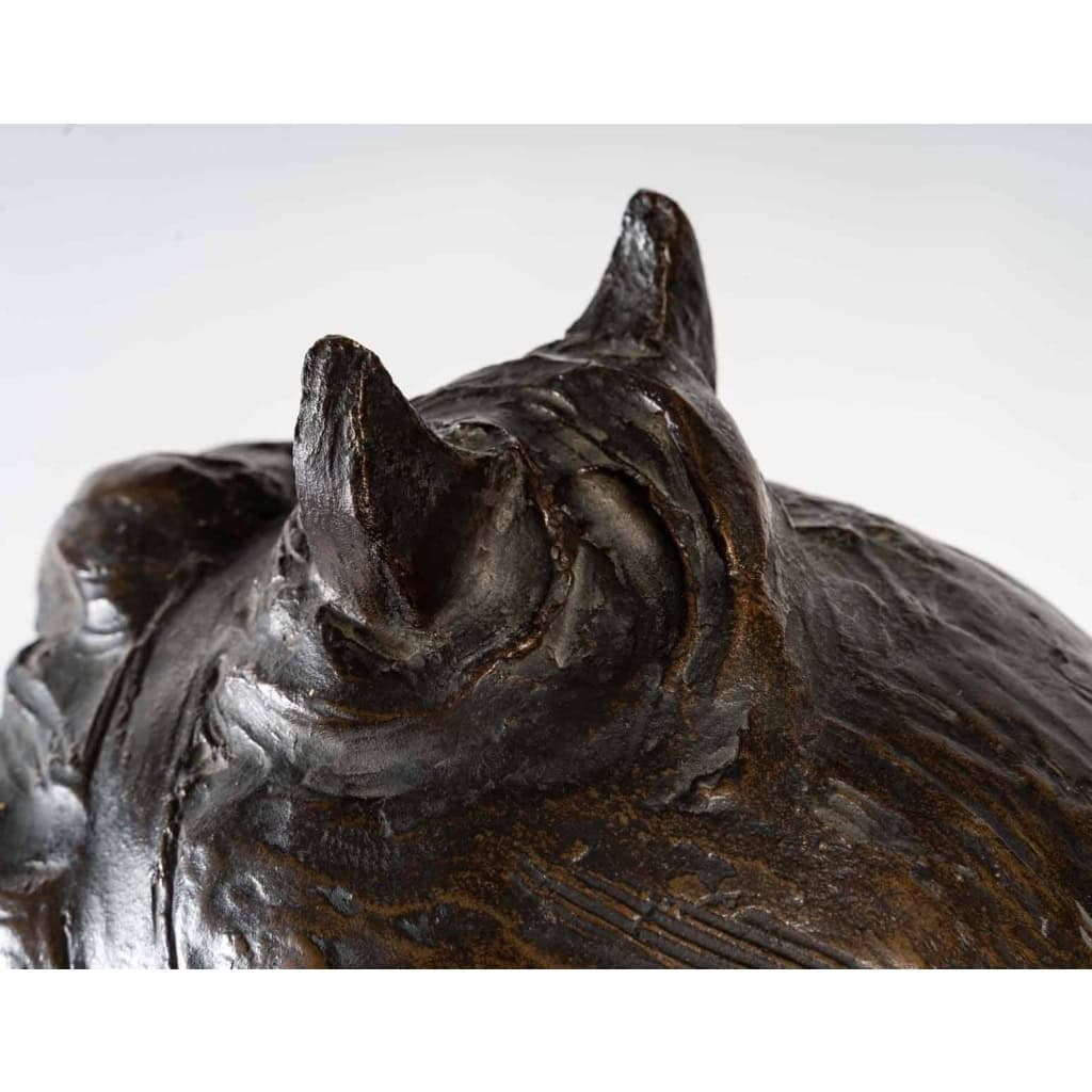 Buste en bronze de Ginberten, Diane 9