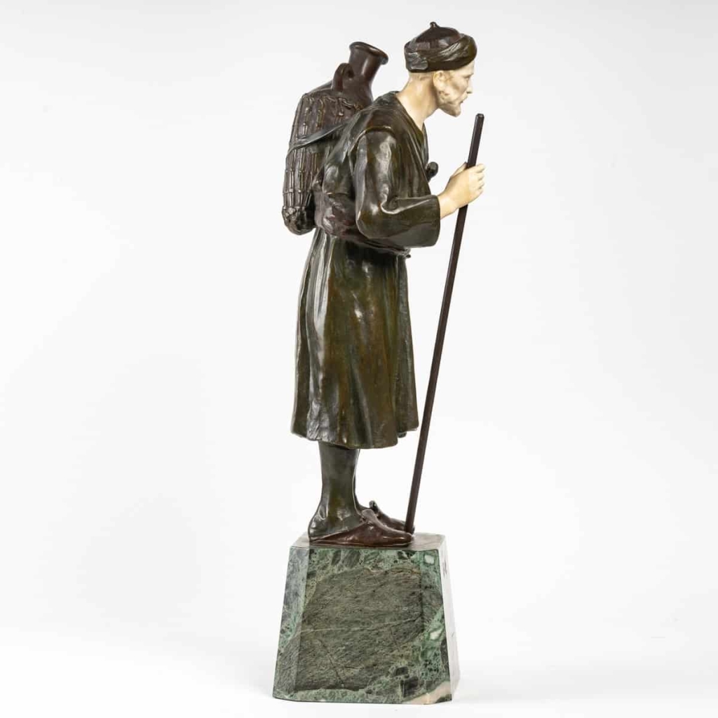 Sculpture en bronze et Ivoire d’Esther Mabel | Biron Sculpture en bronze et Ivoire d'Esther Mabel