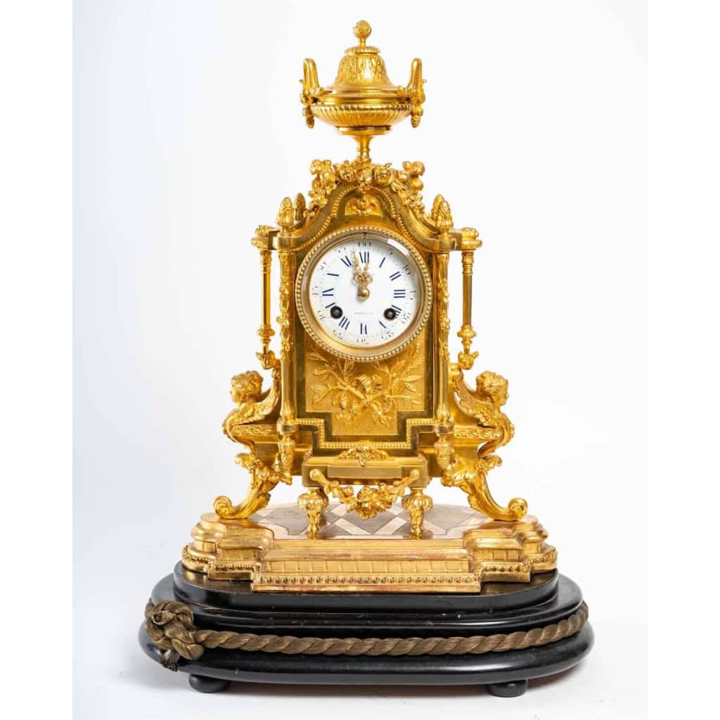 Pendule en bronze du XIXème siècle | Biron |||||||||||