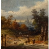 Huile sur panneau en chêne, école hollandaise début XVIIIème siècle | Biron Huile sur panneau en chêne, école hollandaise début XVIIIème siècle