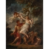 Mars et la Justice, Huile sur toile par Charles Toussaint LABADYE. | Biron Mars et la Justice, Huile sur toile par Charles Toussaint LABADYE.
