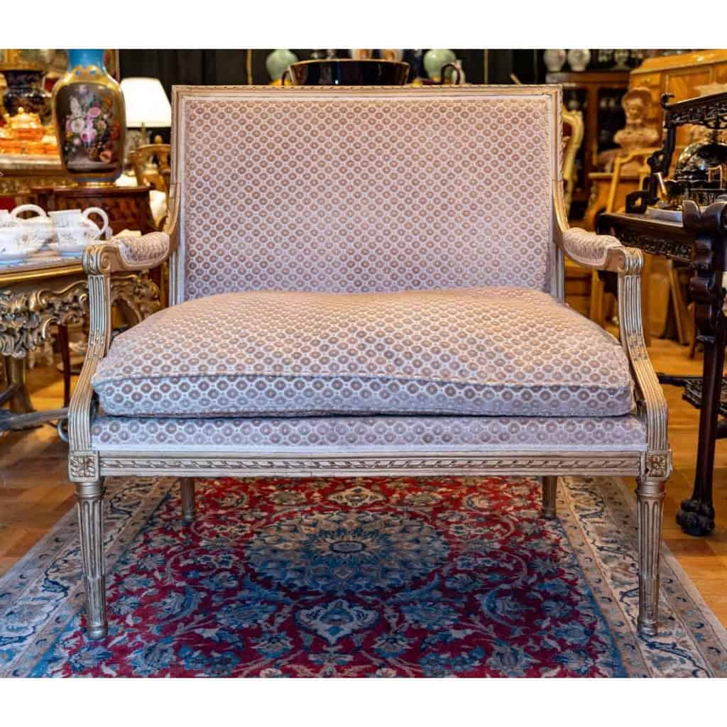 Banquette, XVIIIème siècle, Louis XVI | Biron ||||||||