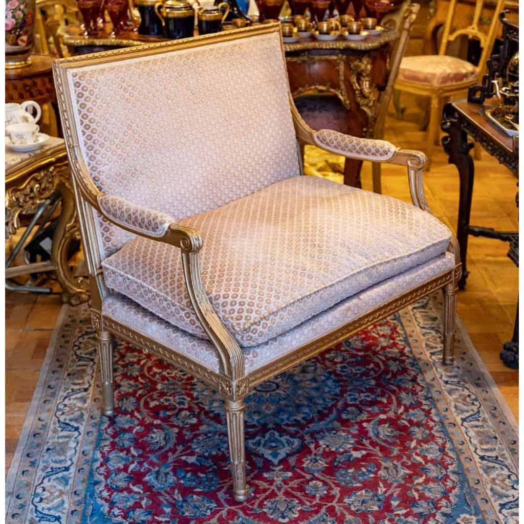 Banquette, XVIIIème siècle, Louis XVI | Biron Banquette, XVIIIème siècle, Louis XVI