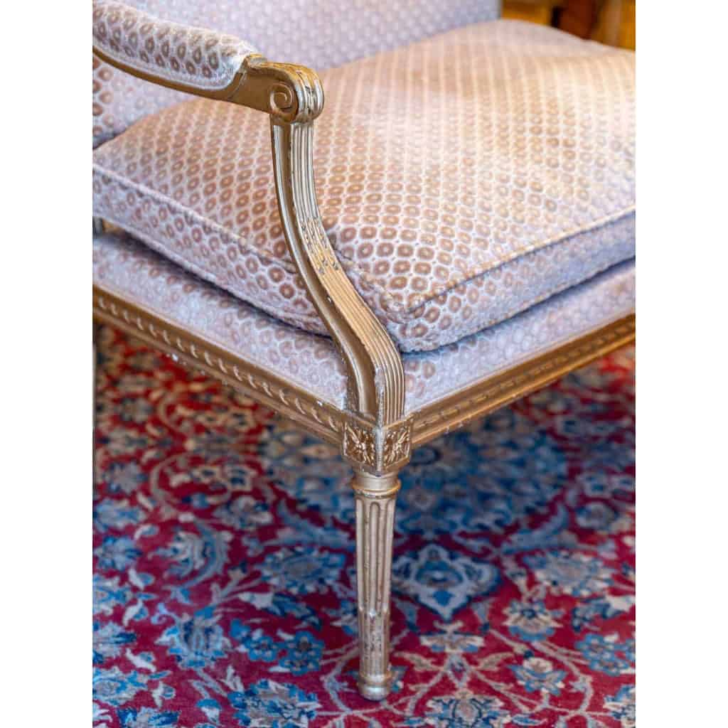 Banquette, XVIIIème siècle, Louis XVI | Biron Banquette, XVIIIème siècle, Louis XVI